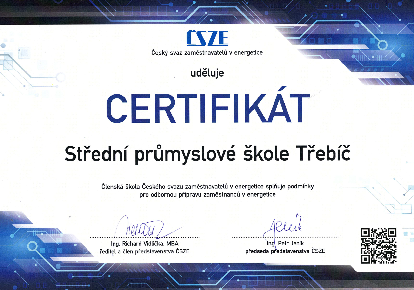 Certifikát